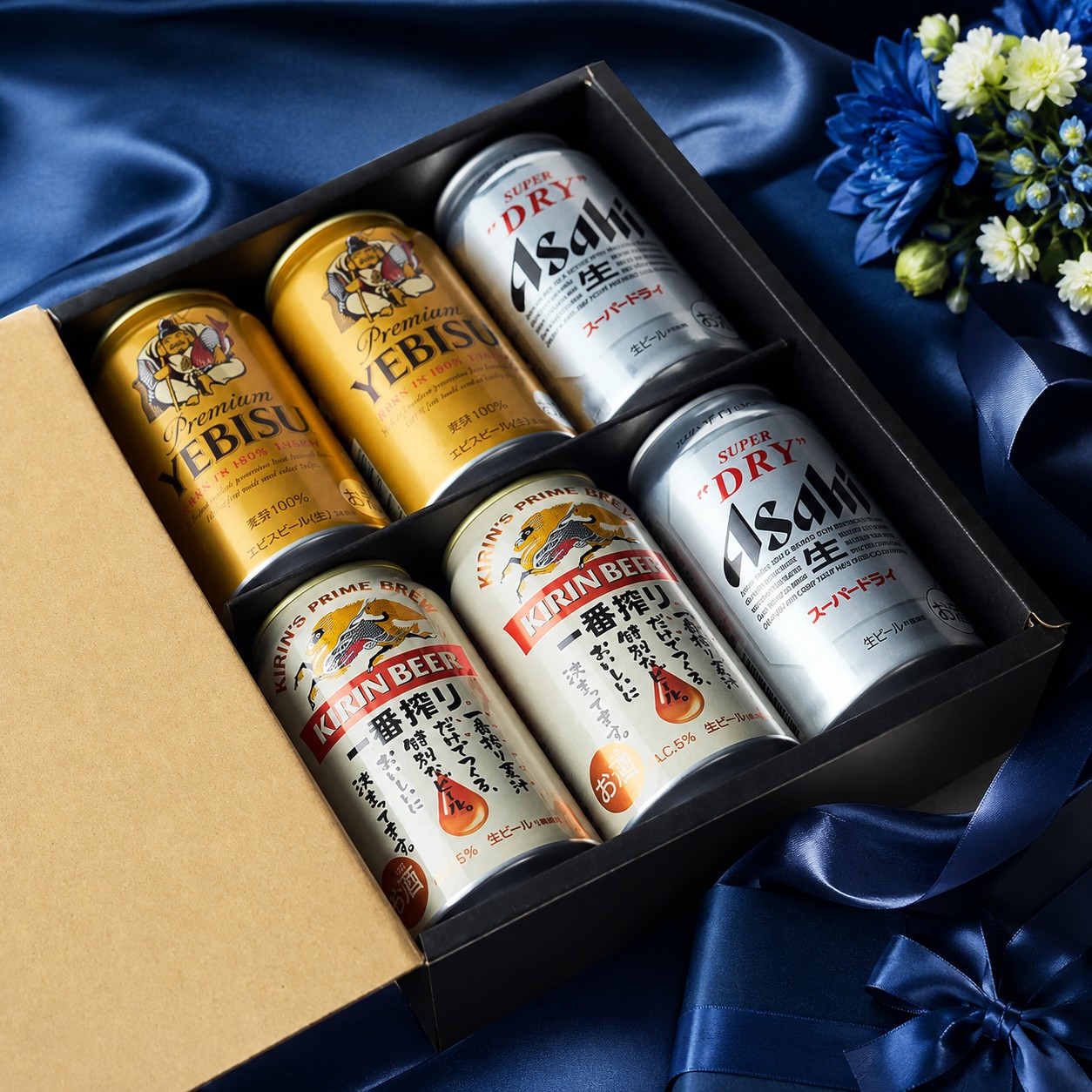 サッポロ.サントリー.キリン　３社　ブランデー 飲み比べセット　総数３本 日本を代表するビール3種飲み比べセット 6本 | サッポロ キリン アサヒ